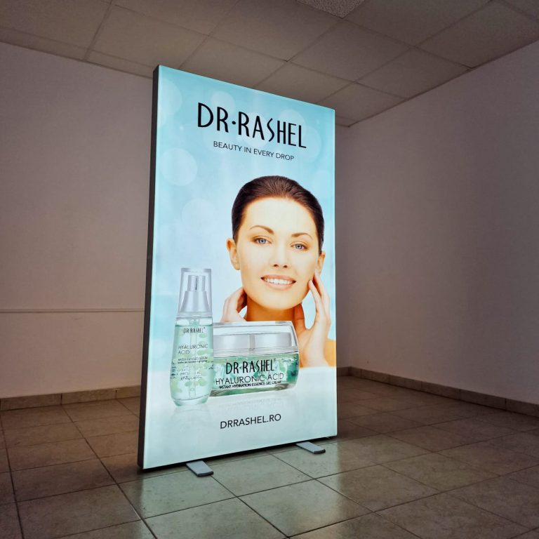Cauți inovație în promovare? Alege casetă luminoasă textil LED Light Box